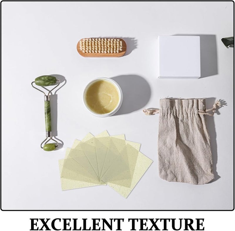 Green Tea Oil Control Blotting Paper 100 Sheets Portable Face Pads For Oily Skin - Image 3